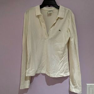 Lactose white cream polo in perfect condition